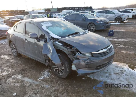 2012 Honda Civic Sdn Lx z USA, uszkodzony, nr VIN 19XFB2F52CE378139